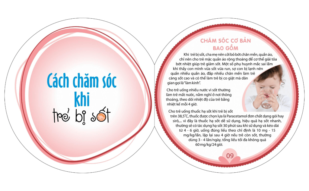 Chăm sóc cơ bản khi trẻ sốt