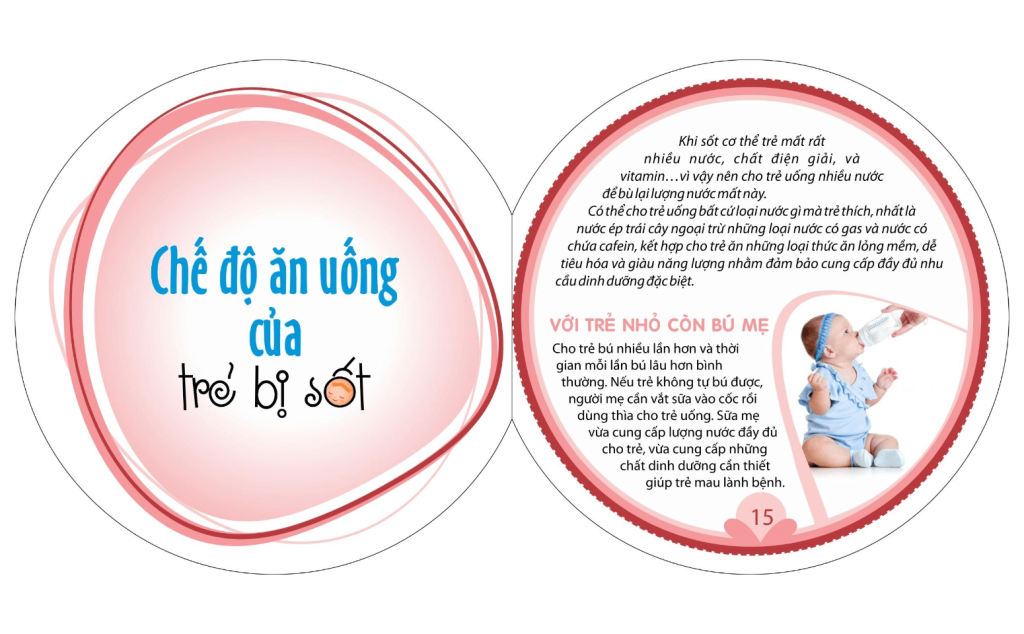 Chế độ ăn uống cho trẻ sơ sinh khi bị sốt