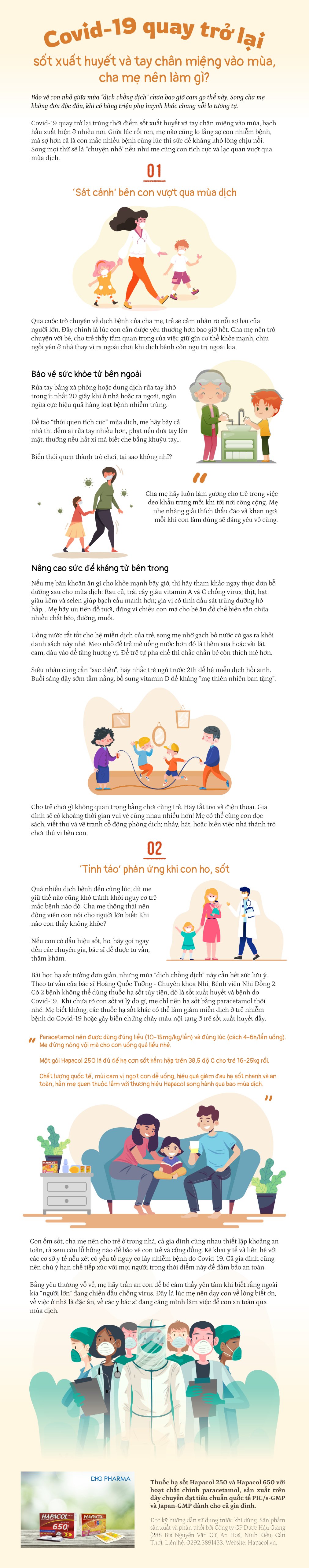 Cùng sát con bên con vượt qua mùa dịch