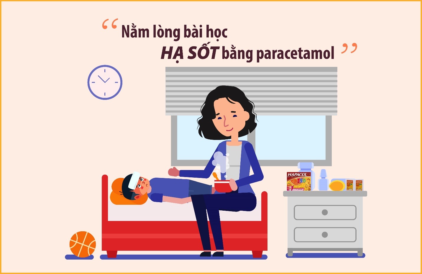 Nằm lòng bài học hạ sốt bằng paracetamol