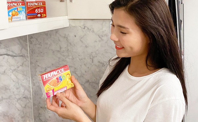 thuốc hạ sốt cho trẻ hapacol