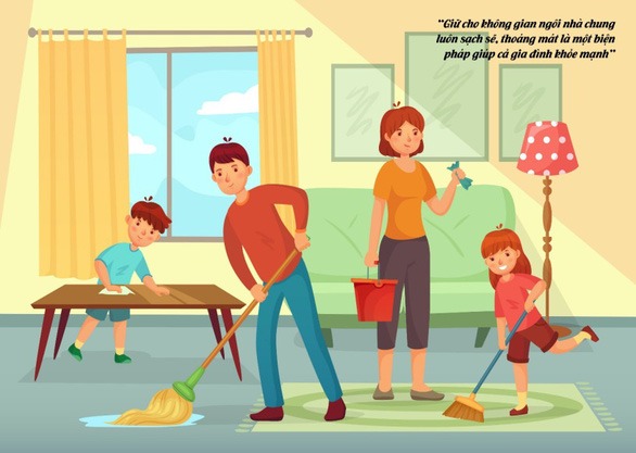 vệ sinh nhà cửa sạch sẽ
