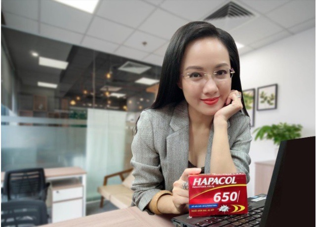  MC Hoài Anh tin dùng Hapacol 650 để giảm đau hạ sốt