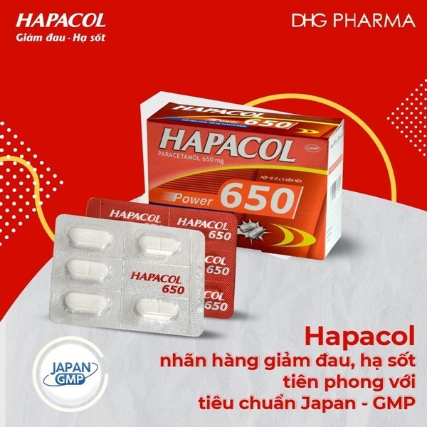 Thuốc Hapacol 650 giảm những cơn đau vai gáy hiệu quả và nhanh chóng