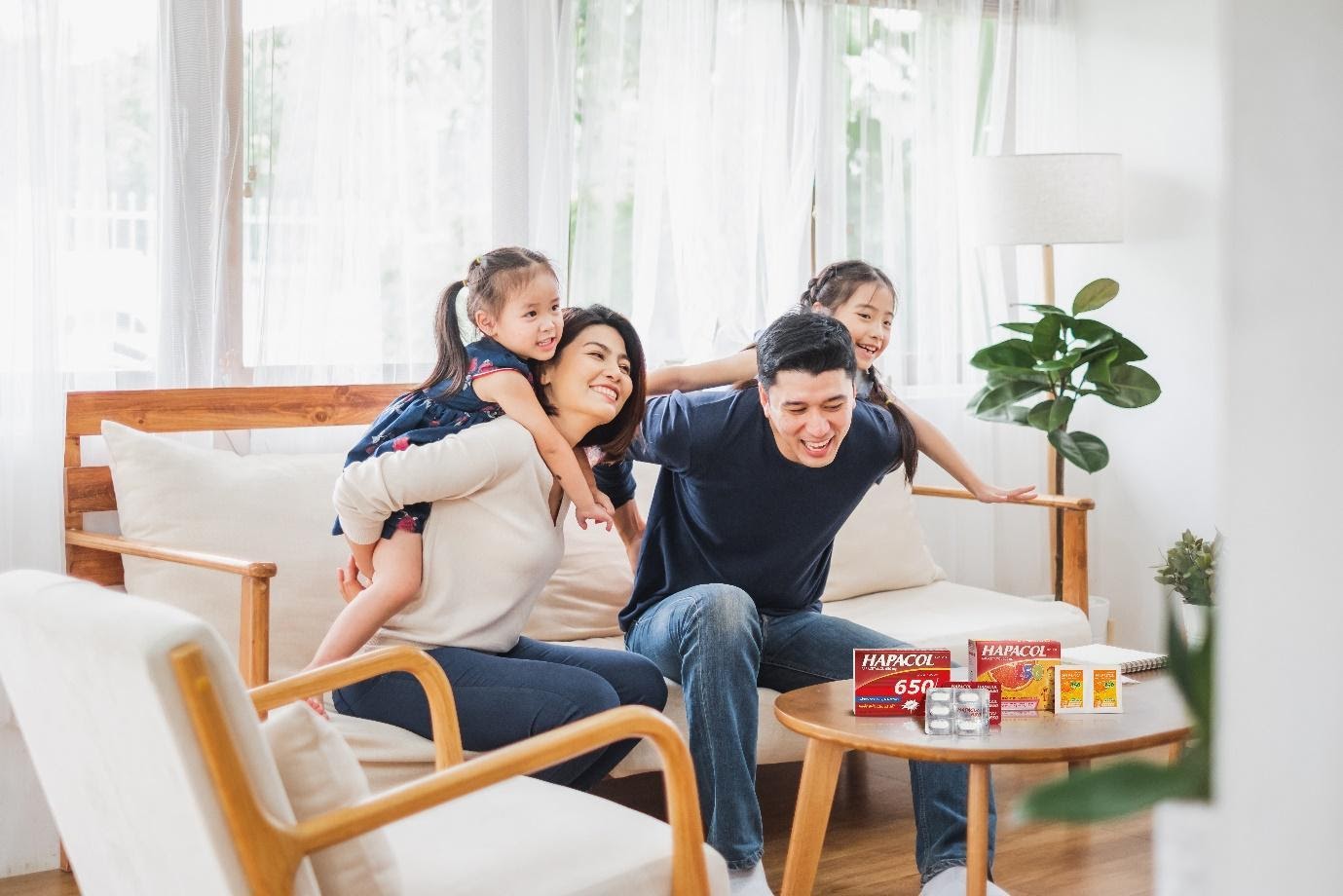 Liều thuốc giảm đau, hạ sốt Hapacol rất đa dạng giúp mẹ dễ dàng lựa chọn