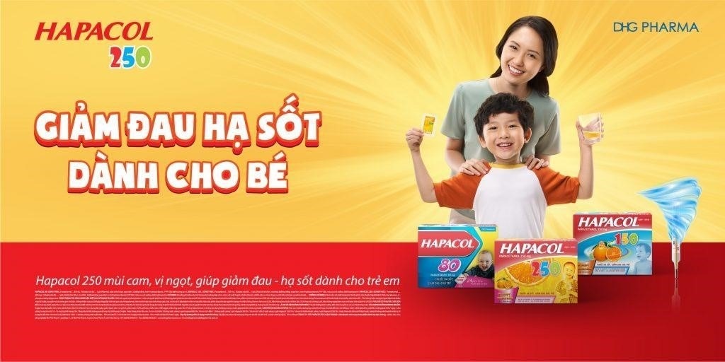 Hapacol bột sủi bọt trẻ em