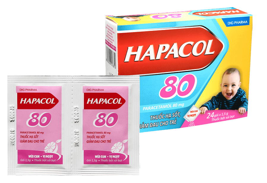Cho trẻ uống thuốc hạ sốt khi bị sốt cao