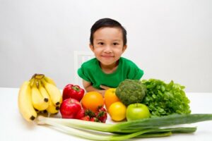 Bé bị rối loạn tiêu hóa nên ăn nhiều rau củ quả