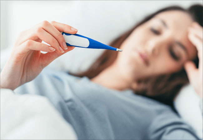 Có biện pháp hạ sốt trước khi nhiệt độ cơ thể tăng quá cao