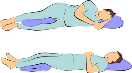 Các tư thế nằm giảm đau đầu