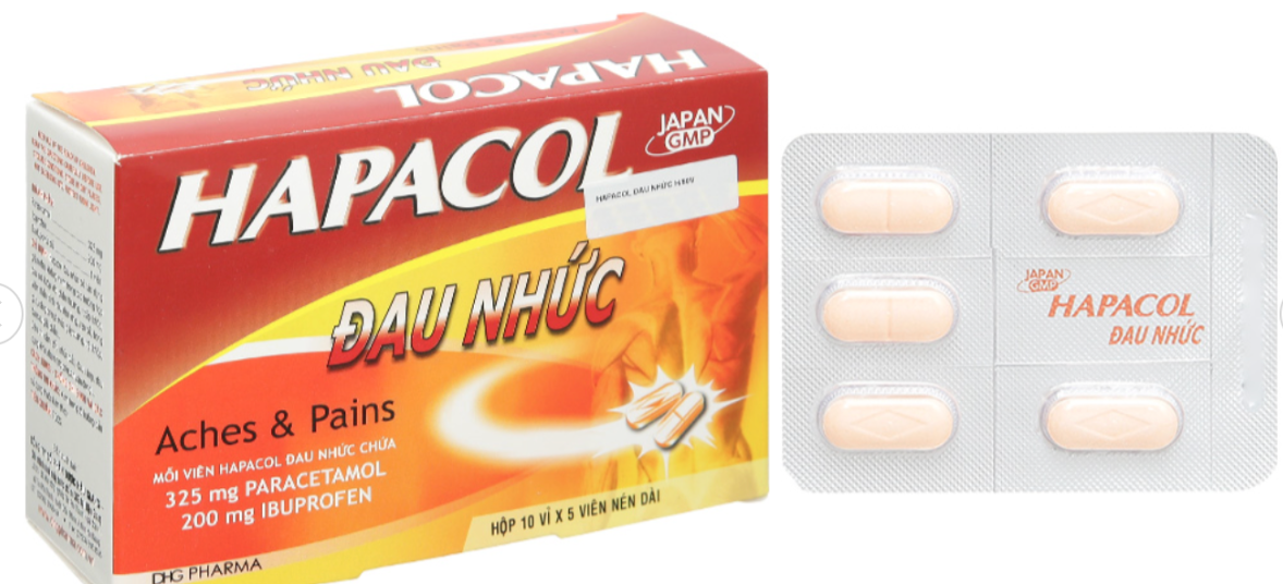 hapacol đau nhức