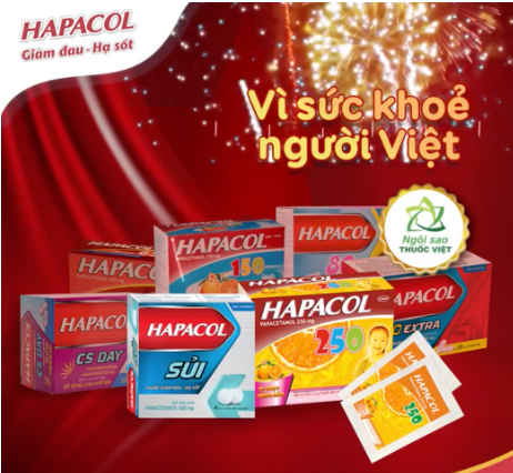 Các giải thưởng và chứng nhận của Hapacol