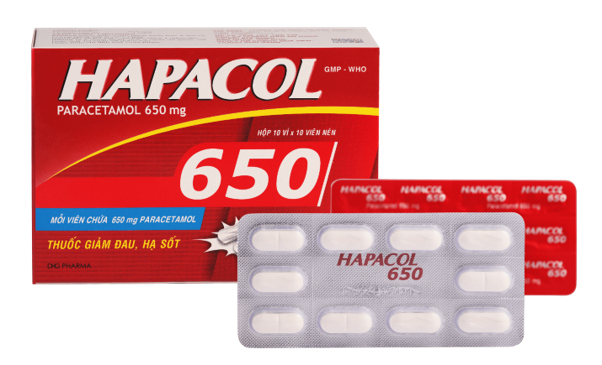 thuốc giảm đau răng - Hapacol 650