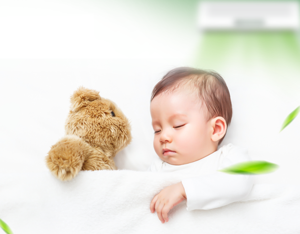 Không nên để bé ở trong điều hoà quá lâu