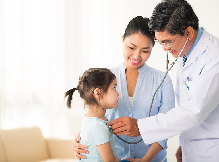 Chú ý đưa trẻ đi khám nếu tình trạng không được thuyên giảm.Chú ý đưa trẻ đi khám nếu tình trạng không được thuyên giảm.
